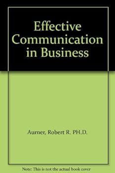 Hardcover Effective Communication in Business Book