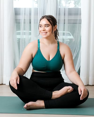 Image of Kindred Bravely Sublime Hands Free Pumping & Nursing Sports Bra | Racerback, wire free & breathable maternity bra with four way stretch. Supportive for workouts. Compatible with breast pumps