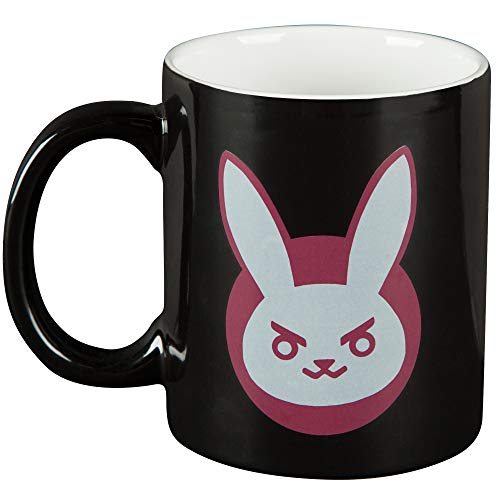 Overwatch Tasse D.VA Bunny Icon 325ml en céramique Noire