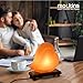 Nevlers Heart Shape Pink Himalayan Salt Lamp w/Wood Base| 2.35 lbs & 7