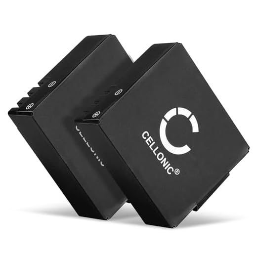 CELLONIC 2X Akku für Kamera kompatibel mit Tonbux 4K Sport Action Camera - (900mAh, 3.7V)