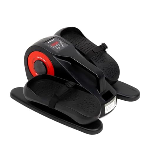 ECODE® Mini Bike eliptica Desk Motion eléctrica, Pantalla LED, pedaleo con Asistencia, 20 Niveles, 5 Funciones, Mando Distancia ECO-804
