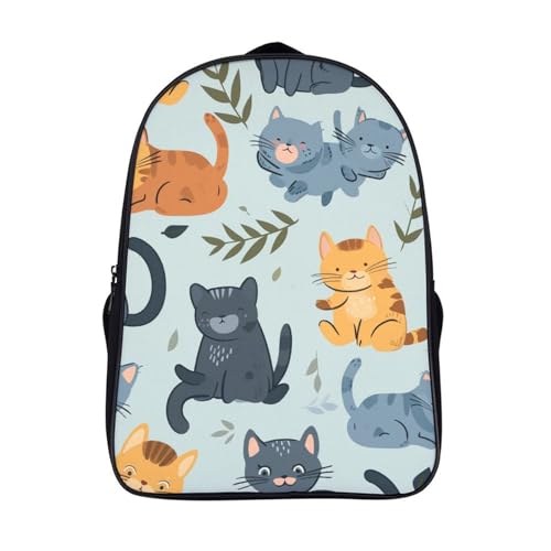 Mochila escolar de gato para excursiones de guardería infantil y viajes de fin de semana