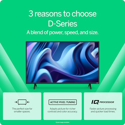 VIZIO 32-inch D-Series Full HD 1080p Smart TV with Apple AirPlay and Chromecast Built-in, Alexa Compatibility, D32f-J04, 2022 Model by VIZIO - Image 3