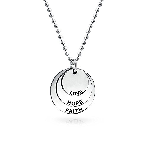 Bling Jewelry Cerchio incisa Ispirazione Mantra