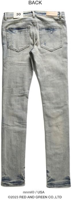 [本格派大人のB系] mnml(ミニマル) ジーンズ メンズ 大きいサイズ ミニマル ジーパン Gパン パンツ スキニー スリム ス 🏉