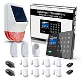 ✅ LIEFERUMFANG: Alarmanlage Safe2Home SP310 Set: 1x Basiseinheit - 1 x Solar Außensirene 8x Fenster-/Türsensor - 2x Fernbedienung 2x RFID Karte/CHIP - 2x Bewegungsmelder 1x Funk Steckdose - 1x Netzteil für Basis - 1x Bedienungsanleitung