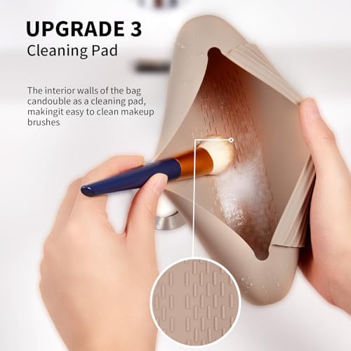 Makeup Sponge Holder, Compact Lightweight Accessory for Travel and Daily Use - AGIKET 2 IN detail image