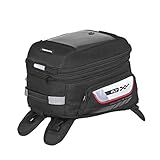 ViaTerra Fly Universal Motorbike Tank Bag (22 litres expanded) with Rain Cover/Dust Cover | Compatible with All Motorcycles (Fiber and Metal Tanks)