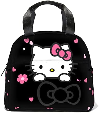 VIDJORDE Cartoon Lunch Bag for Women Girls Insulation Lunch Bag Portable Lunch Box for School Office Picnic Travel Work