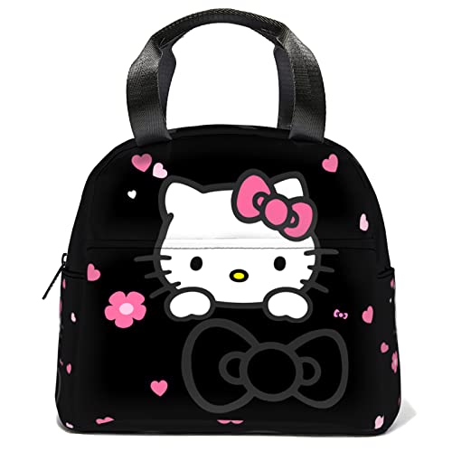 Vidjorde Cartoon Lunch Bag For Women Girls Insulation Lunch Bag Portable Lunch Box For School Office Picnic Travel Work #TOP18