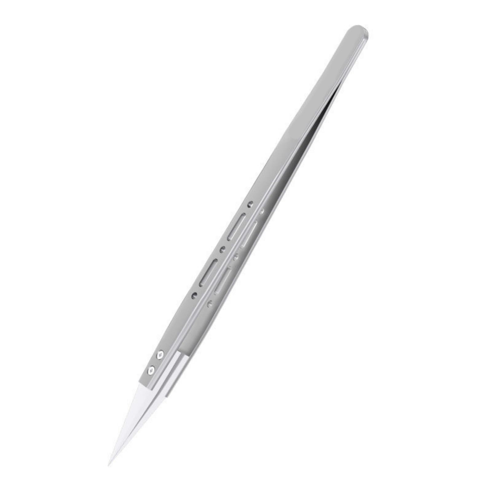 Laikoutd A Precisions Pointed Ceramic Tweezer Temperature Resistant Tip Tweezer For Jewelry Making Nd Laboratory Tipped Stainless Steel Tweezers