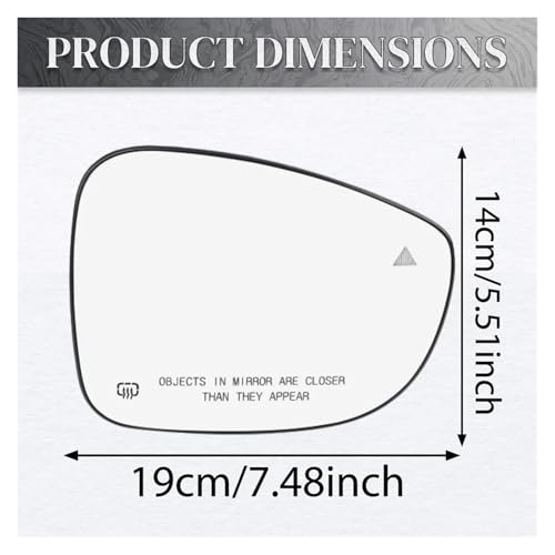 Miroir rétroviseur chauffant anti angle mort Chrysler Pacifica dégivrage rapide