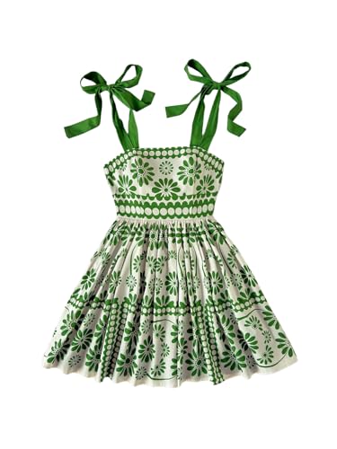 Image of Floerns Women's Summer Floral Print Tie Shoulder Cami Dress Flare Hem Boho Mini Dress