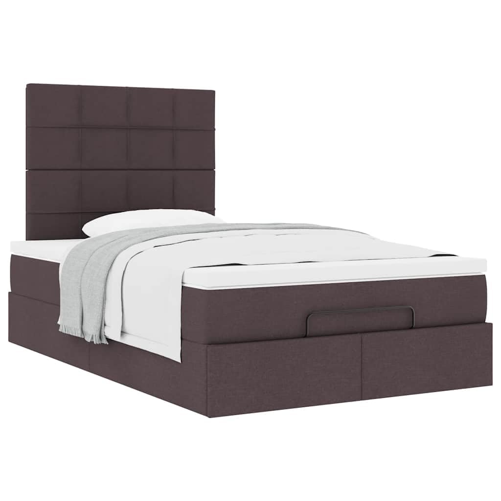 Letto contenitore con sollevamento idraulico 3 in 1 in tessuto morbido e