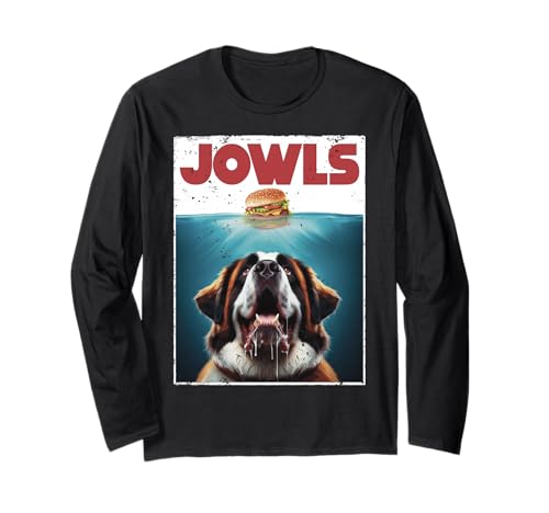 Funny St. Bernard�AJowls Burger�ASaint Giant Dog Mom Dad ����T�V���c