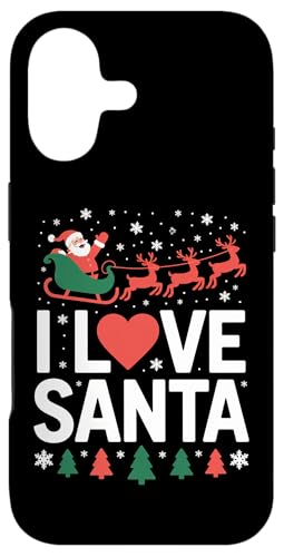 I Love Santa Christmas yfUC X}zP[X iPhone 17 p
