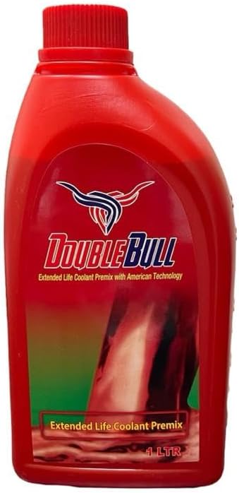 Double Bull Extended Life Coolant | High-Performance Radiator Coolant | All-Season Antifreeze for GCC Cars | Premium Engine Protection | Red Pack of 3