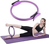 【Adecuado para fitness】: Los anillos de Pilates son perfectos para aumentar el equilibrio, la fuerza central y la flexibilidad. Ya sea un principiante o un entusiasta del fitness, será un gran regalo. Ideal para ejercicios de piso y pilates en la privacidad de su hogar, habitación de hotel, oficina o incluso al aire libre.