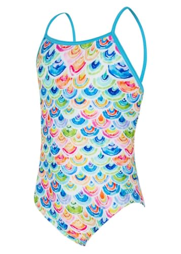 Maillot de bain Yaroomba Zoggs filles à motif floral écailles pour la natation