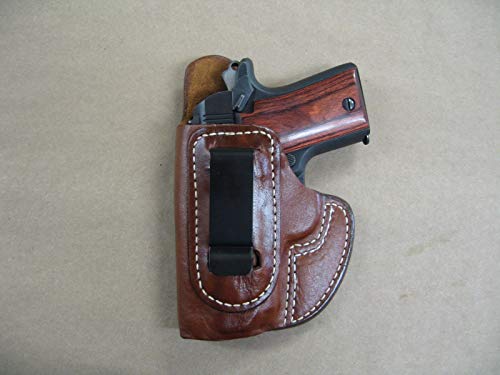 Azula IWB in The Waist Band Leather Concealed Carry Holster for Glock 48 9mm Pistol TAN Right Hand