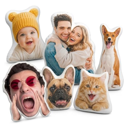 Chericosy Custom Face Photo Pillow Personalized Body Shaped Pet Plush Gift