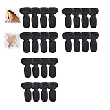 Anti-slip Heel Liners Soft Cushion Heel Protector Pads for Women Men Shoes,Self-Adhesive Shoe Inserts for Women & Men, Improve Fit & Comfort,Prevent Heel Slip & Blisters (Black,12 Pair)
