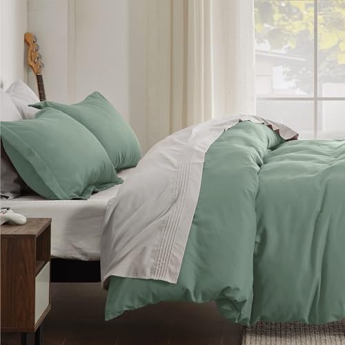 image for Bedsure Duvet Cover Queen Size - Soft Double Brushed Bedding Set for K