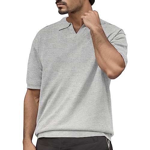 Polo à manches courtes respirant homme ample anti-humidité pour les loisirs