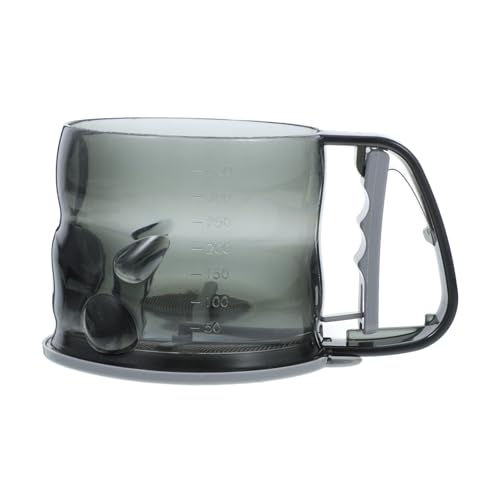 OFFSCH de Harina de Malla Fina Semiautomático Tamizador de Polvo Manual para Repostería Utensilio Doméstico de Plástico Reforzado para Cernir Harina y Azúcar Cocina