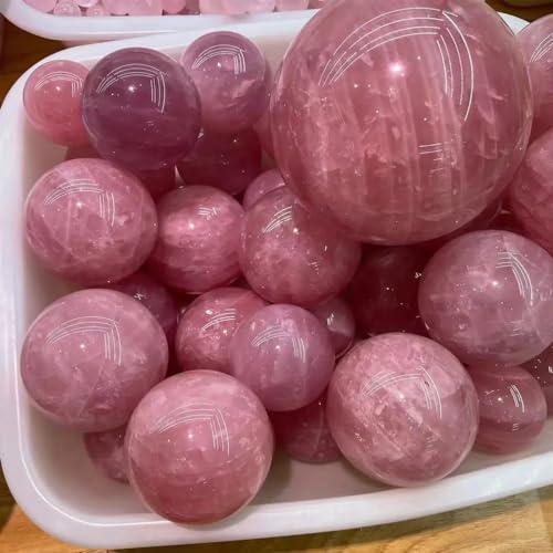 Boule en cristal rose décorative 50mm : une idée cadeau poétique et unique - 6