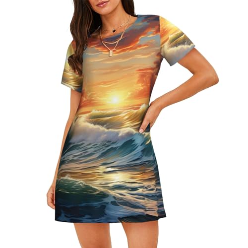 Chemise de nuit respirante en tissu léger pour des nuits d'été fraîches
