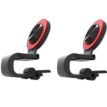 2Pcs Red Mobile Phone Joystick Gaming Controller,Aim Keys L1R1 and Gamepad Rules Call of Duty of Survival,Cellphone Game Trigger,Battle Royale Sensitive Shoot Mobile Phone Game Finger Covers Wrap
