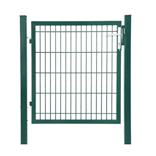 Puerta de malla de jardín,verja Acero galvanizado Puerta de jardín de 106 x 100 cm
