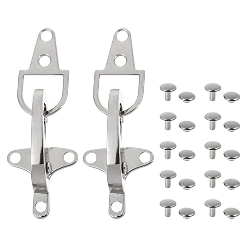 SOIMISS Boutons À Bascule Pour Manteau 2 Paires de Boutons de Fermeture à Bascule en Clips de Boucle en Alliage de Zinc Manteau Cape Boucles de Manteau Snap De Boutons À Bascule