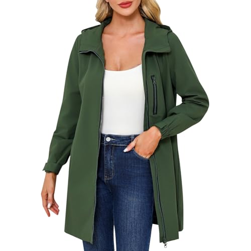 Veste de transition avec capuche femme contre les pluies d'été