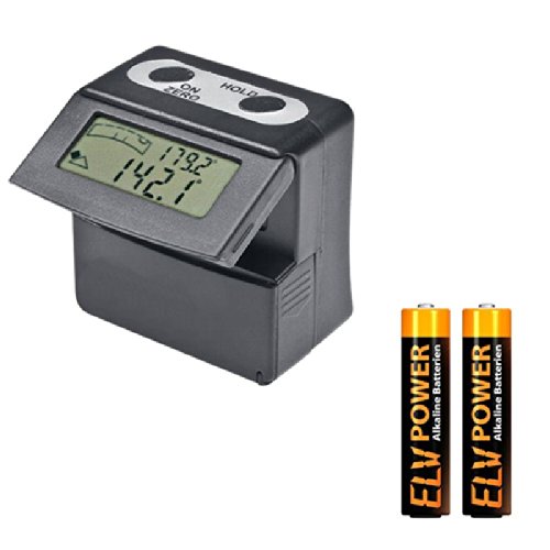 Sensore di inclinazione digitale professionale Bevel Box Goniometro con batteria extra
