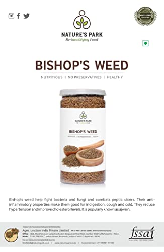 Image of Nature's Park Bishop's Weed (Ajwain) - All-Natural Spice for Cooking and Medicinal Uses 100gm