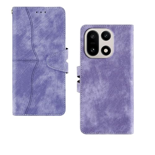 Image of amazon basics OnePlus 15 5G Flip Cover | Card Pockets Wallet & Stand | Flip Cover for OnePlus 15 5G (Purple)