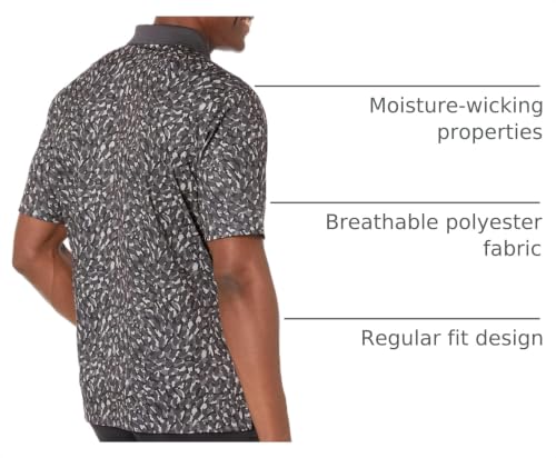 Image of Amazon Essentials Men's Regular Fit Golf Polo Shirt, Moisture-Wicking Quick Dry, Recycled Polyester, Short Sleeve