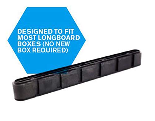 Fcs Ii Connect Gf Longboard Center Fin - 9 Inch, Black #TOP3