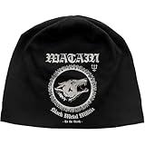 Watain Mütze Beanie Schwarz Metal Militia Band Logo Nue offiziell Schwarz Unisex One Size
