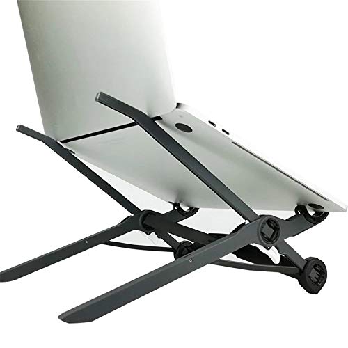 QinWenYan Laptop Steht Portables Stativ Adjustable Faltbare Halter-Haltewinkel for Laptop Notebook Notebook Tablet… – Bild 3