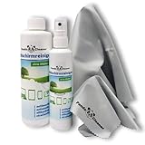 PandaCleaner Laptop Cleaning Kit - 100ml Display Spray + 250ml Refill TV Bildschirmreiniger & 2X Bildschirmreiniger Tücher für Display Reinigung (Komplett Set)