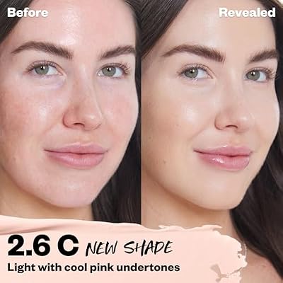 Kosas Revealer Concealer Medium Coverage Hydrating Under Eye & Face Concealer with Hyaluronic Acid, Tone 2.6 C