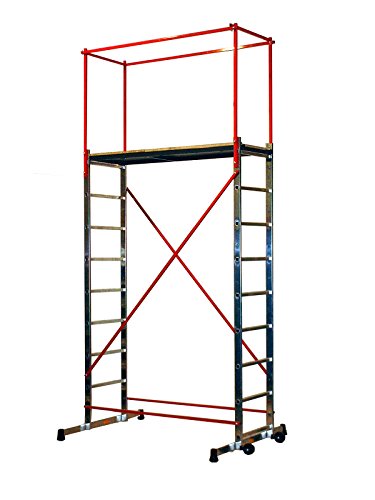 Escalux Nimbus 250 V18091 Echafaudage en Alu roulant Hauteur de travail 4,70 m