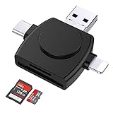 PORTABILIDAD: el diseño delgado y elegante + diseño de llavero permite colocar el lector de tarjetas SD en su bolsillo, evitar pérdidas y llevarlo con usted. (Para el adaptador de tarjeta micro SD, si tiene alguna pregunta, no dude en contactarnos , estamos dispuestos a proporcionar ayuda/garantía/reembolso completo/reemplazo)