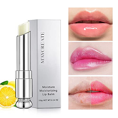 Ownest 4 Packs Crystal Jelly Lipstick set, Organic Nutritious Lip Balm, Long Lasting Waterproof Lips Moisturizer Magic Temperature Color Change Lipstick, Lip Repair Dry Lips
