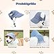 1 Stück Modisch Hund Baseballmütze, Basecap Verstellbar Sonnenschutz, Hunde-Sonnenhut mit Ohrlöcher, Haustier Sommer Hut für Kleine und Mittlere Hunde (L, Blau)