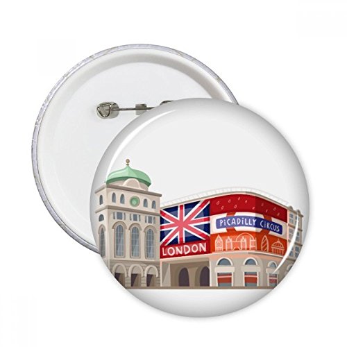 Vêtements décoration Angleterre London broches rondes pour raviver un look terne